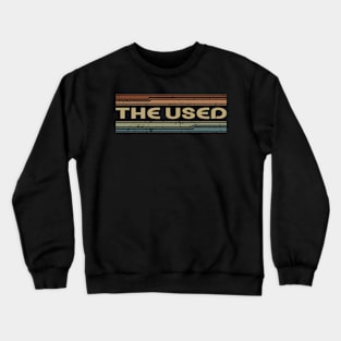 The Used Retro Lines Crewneck Sweatshirt